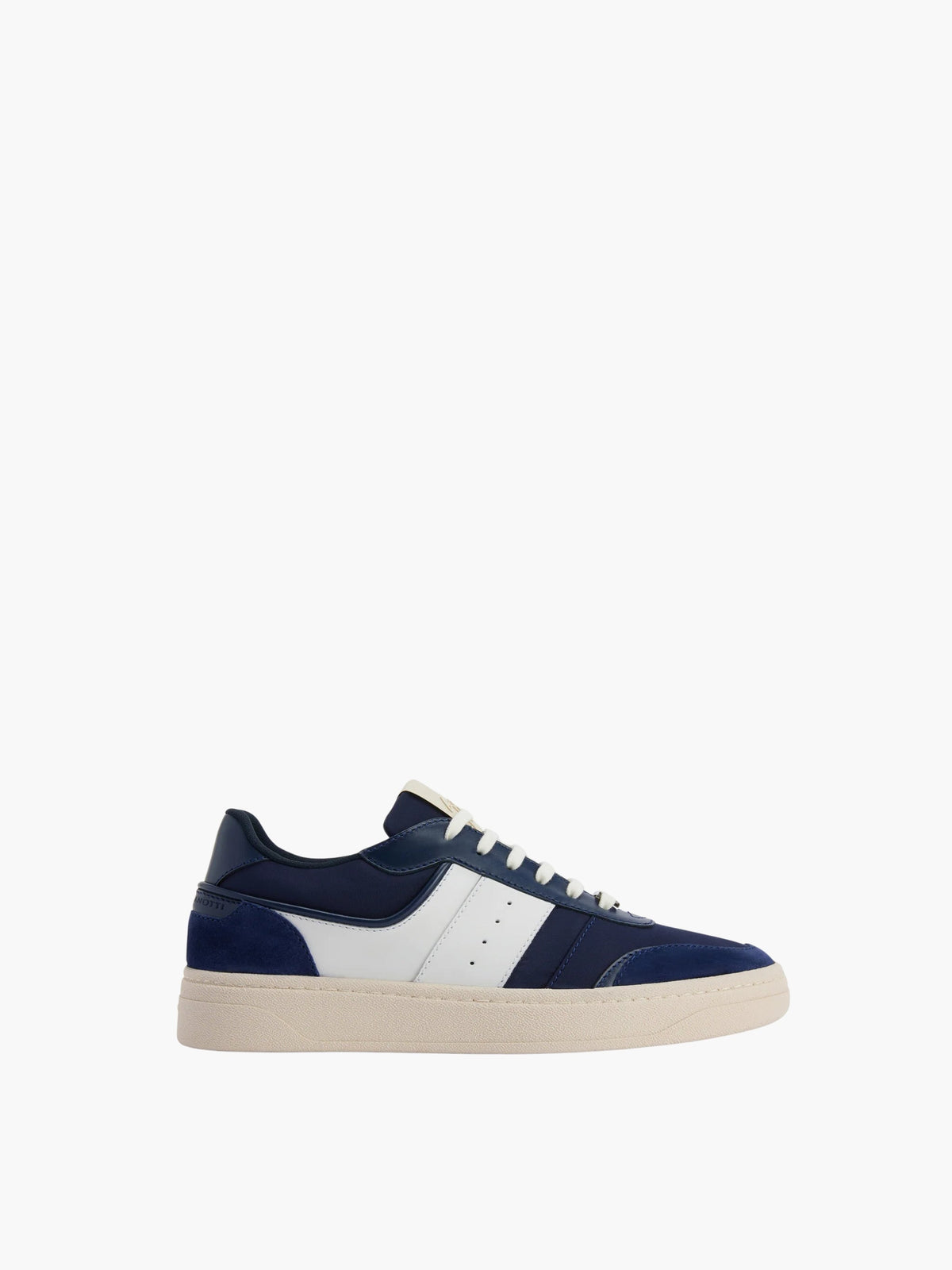 Giuseppe Zanotti Sneakers Z71 White Suede Top Blue/White