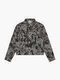 Ice-cream Jacket Camo Black Wash Grey
