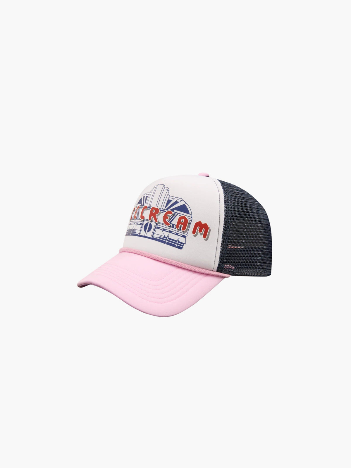 Ice-cream Cardigan Ic Diner Trucker White/pink