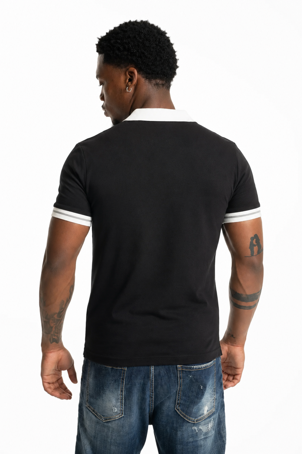 John Richmond Men's Moyim Polo | UMP26013POGKF-Black