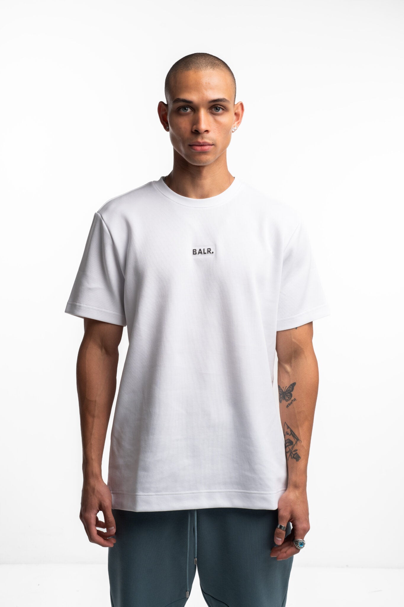 (Core) BALR Q Series Regular Fit T Shirt| B1112.1224-Bright White