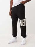 True Religion Jogger Knit Panel Tr Jet Black