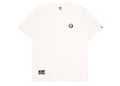 A Bathing Ape AAPE Now Camo Silicone Badge Tee White