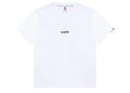 AAPE By A Bathing Ape Moonface Embossed Logo Basic Tee White
