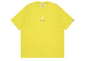 AAPE Moonface Printed Logo Tee Lemon Yellow