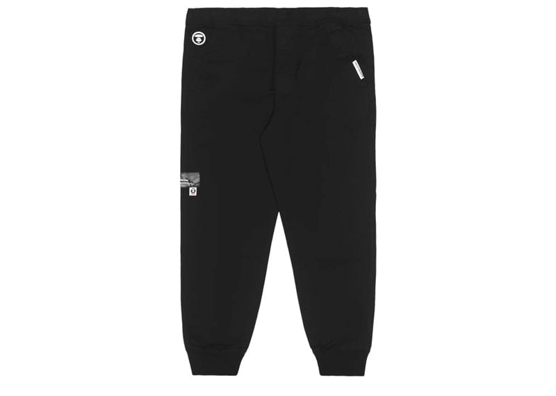AAPE Now Embroidered Badge Sweat Pant Black