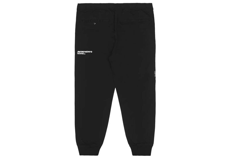 AAPE Now Embroidered Badge Sweat Pant Black