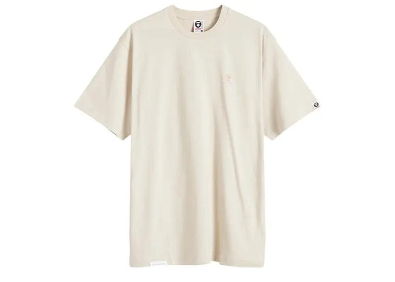 AAPE One Point Tee Beige