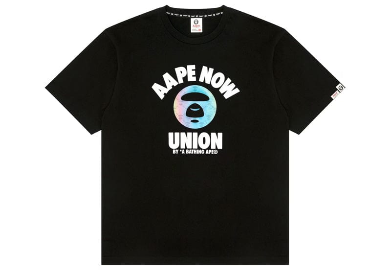AAPE Union Tee Black
