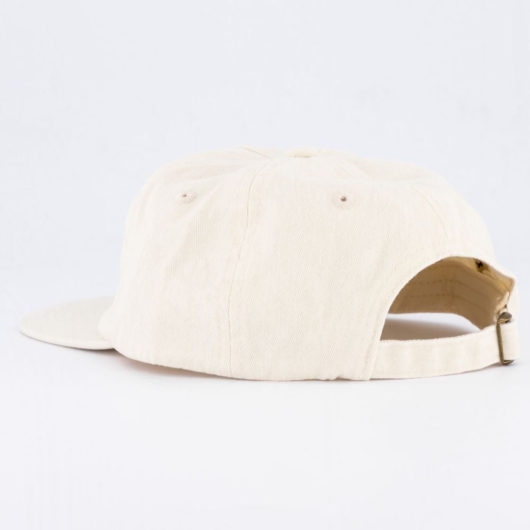 AB de Villiers 360 Crest Traditional Cap Plain Ivory
