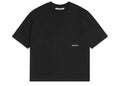 about:blank Banner T-Shirt Black/Ecru