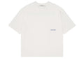 About:Blank Box Logo T-Shirt Oat & Estate Blue