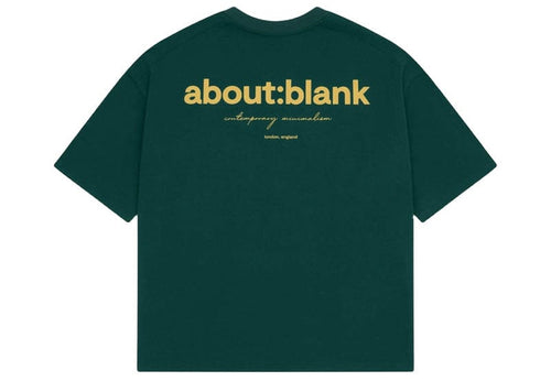 About:Blank Box T-Shirt Epsom Green Yellow