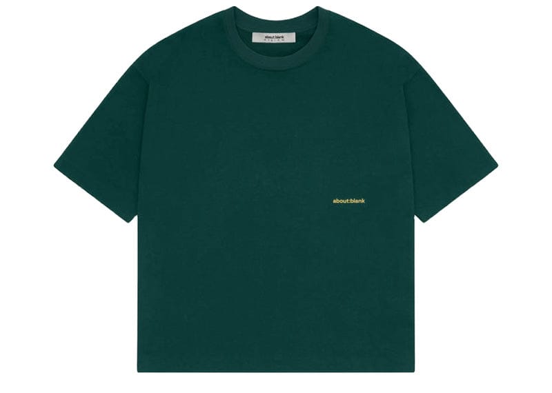 About:Blank Box T-Shirt Epsom Green Yellow