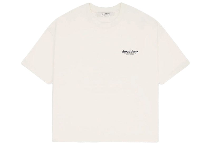 About:Blank Emblem T-Shirt Oat