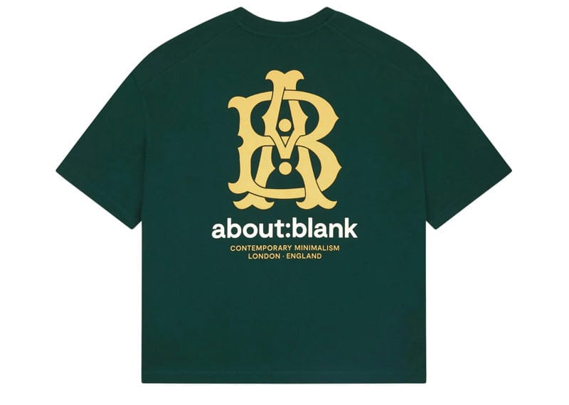 about:blank Insignia T-Shirt Epsom Green Yellow