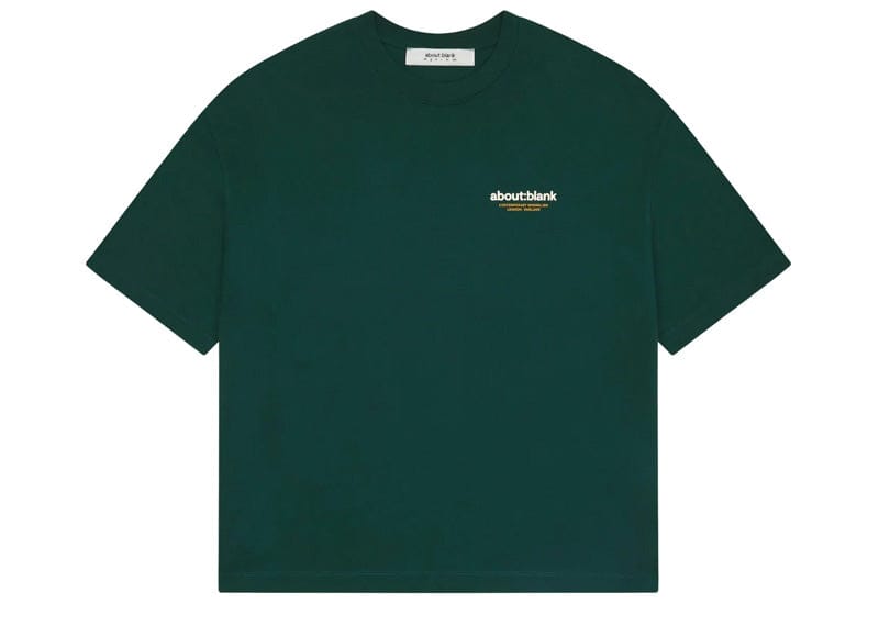 about:blank Insignia T-Shirt Epsom Green Yellow