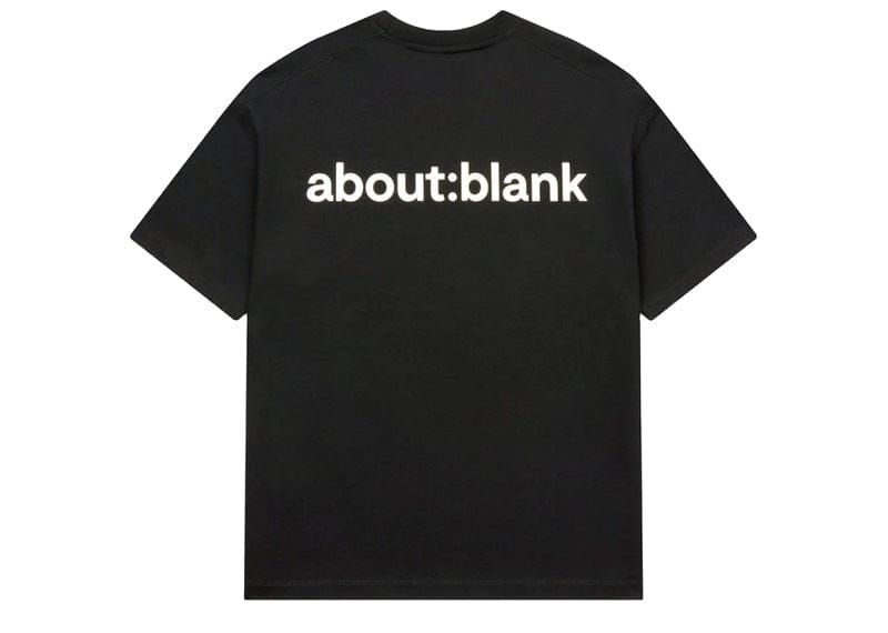 about:blank Reverse T-Shirt Black