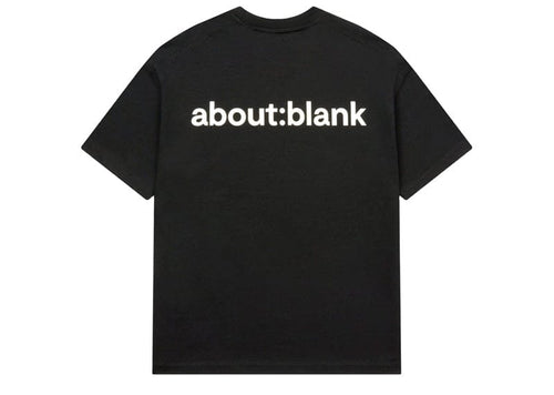 about:blank Reverse T-Shirt Black
