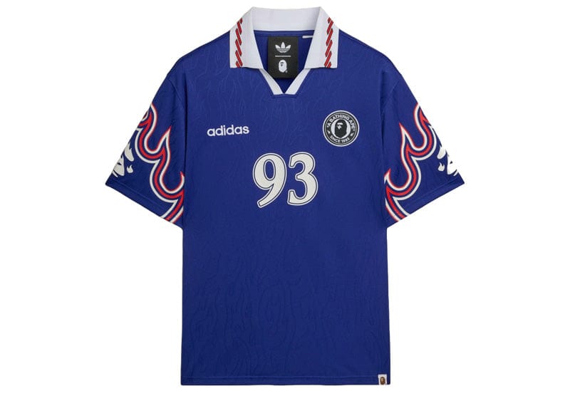 adidas x BAPE Flame Jersey Blue