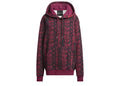 adidas x Ivy Park Burgundy Cotton Hoodie Cherry Wood