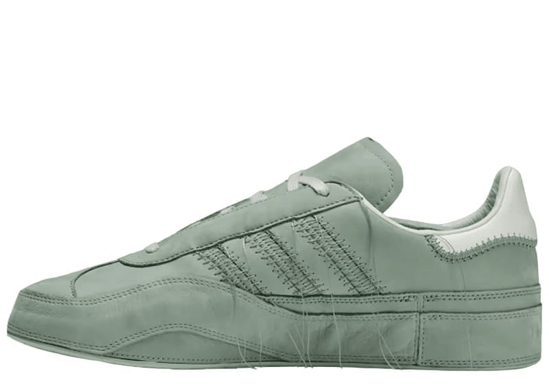 adidas Y-3 Gazelle Silver Green Off White Light Brown