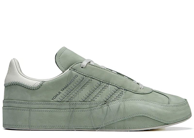 adidas Y-3 Gazelle Silver Green Off White Light Brown