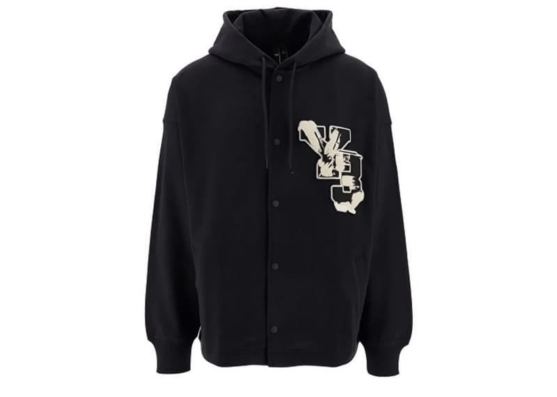 adidas Y-3 Graphic French Terry Hoodie Black