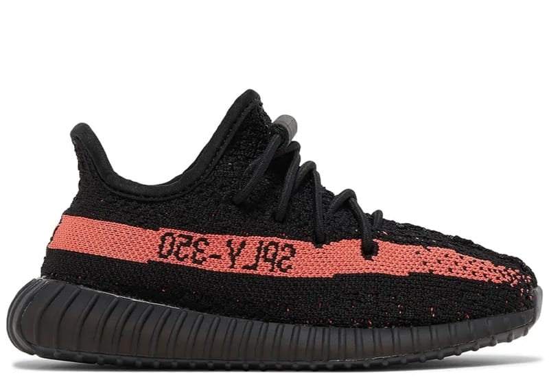 adidas Yeezy Boost 350 V2 Core Black Red (Infants)
