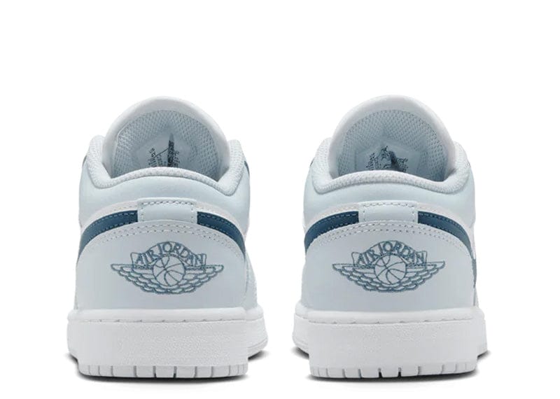 Air Jordan 1 Low White/Aura/Squadron Blue (GS)