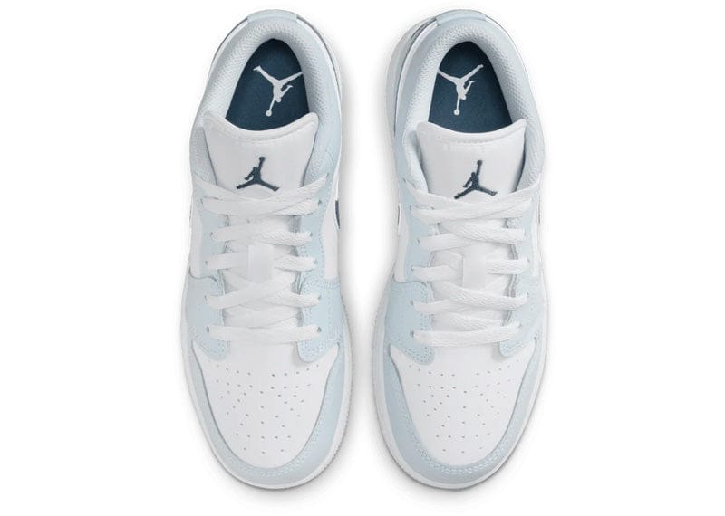 Air Jordan 1 Low White/Aura/Squadron Blue (GS)