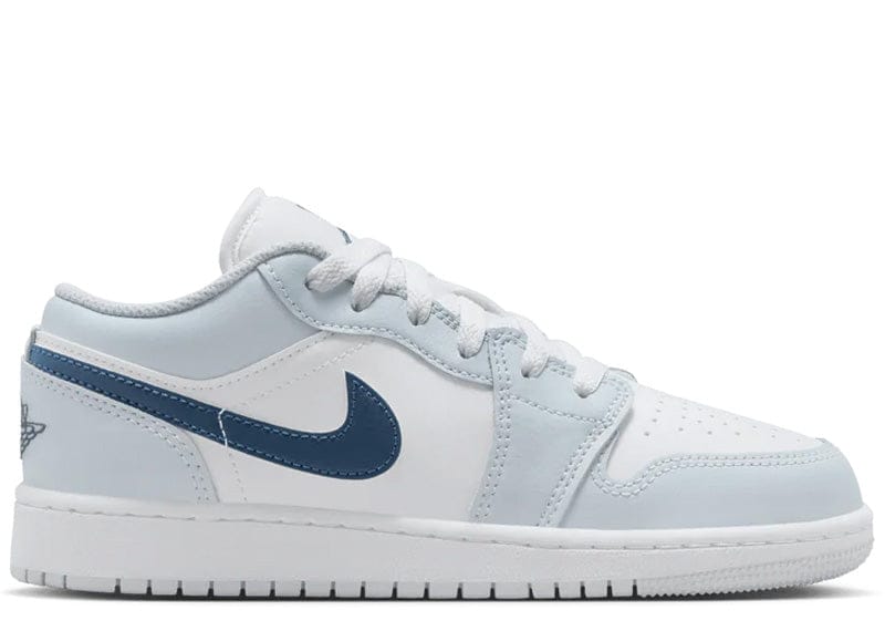 Air Jordan 1 Low White/Aura/Squadron Blue (GS)