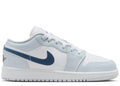 Air Jordan 1 Low White/Aura/Squadron Blue (GS)