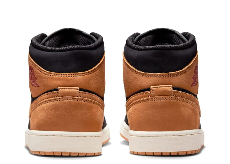 Air Jordan 1 Mid SE Black Flax