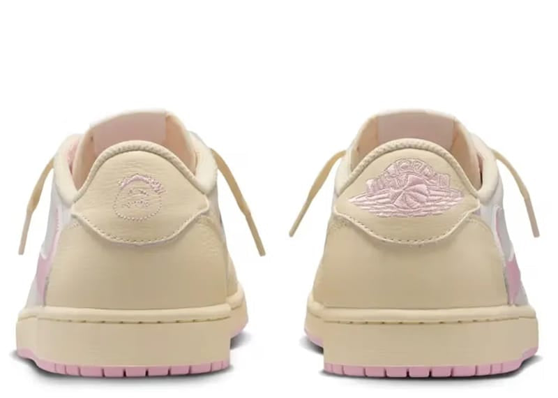 Air Jordan 1 Retro Low OG SP Travis Scott Muslin Shy Pink
