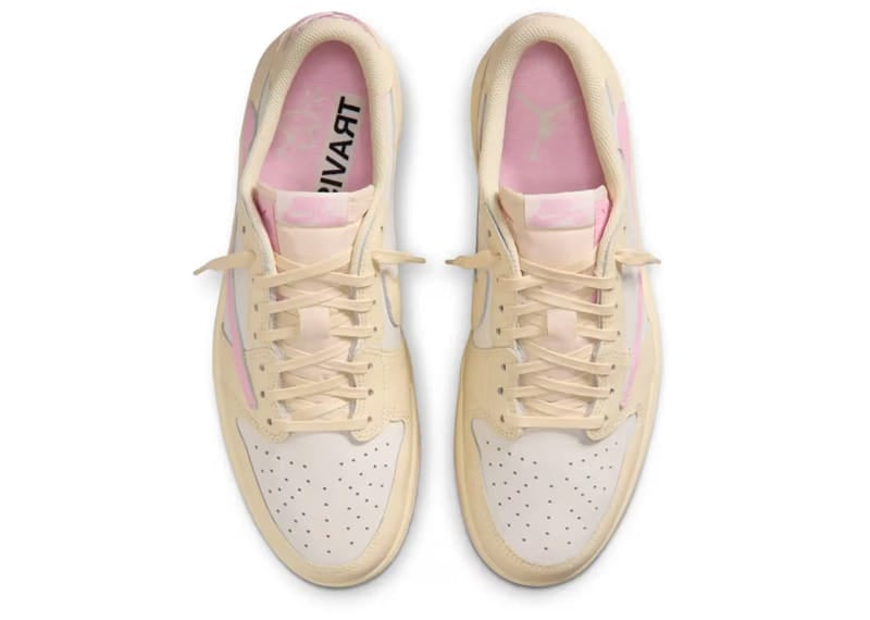 Air Jordan 1 Retro Low OG SP Travis Scott Muslin Shy Pink