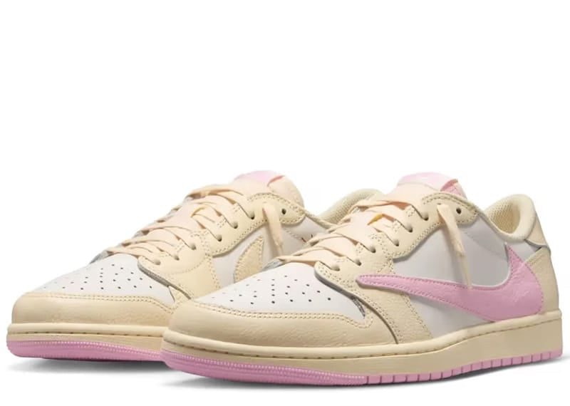 Air Jordan 1 Retro Low OG SP Travis Scott Muslin Shy Pink