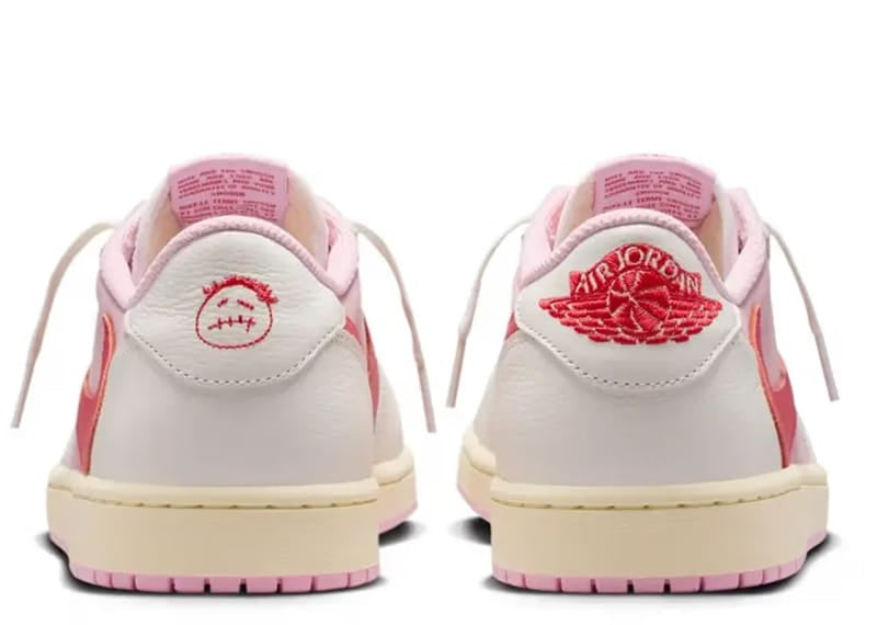 Air Jordan 1 Retro Low OG SP Travis Scott Sail Tropical Pink