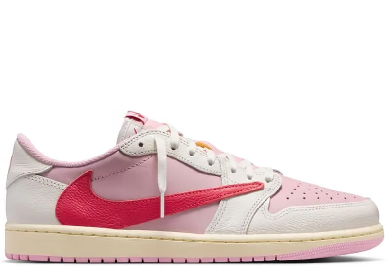 Air Jordan 1 Retro Low OG SP Travis Scott Sail Tropical Pink