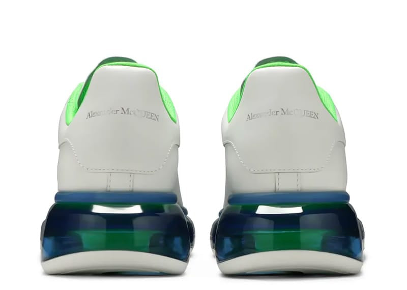 Alexander McQueen Oversized Transparent Sole White Blue