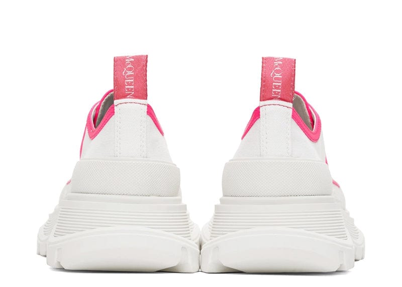 Alexander McQueen Tread Slick Low Lace Up Pink White (Women's)
