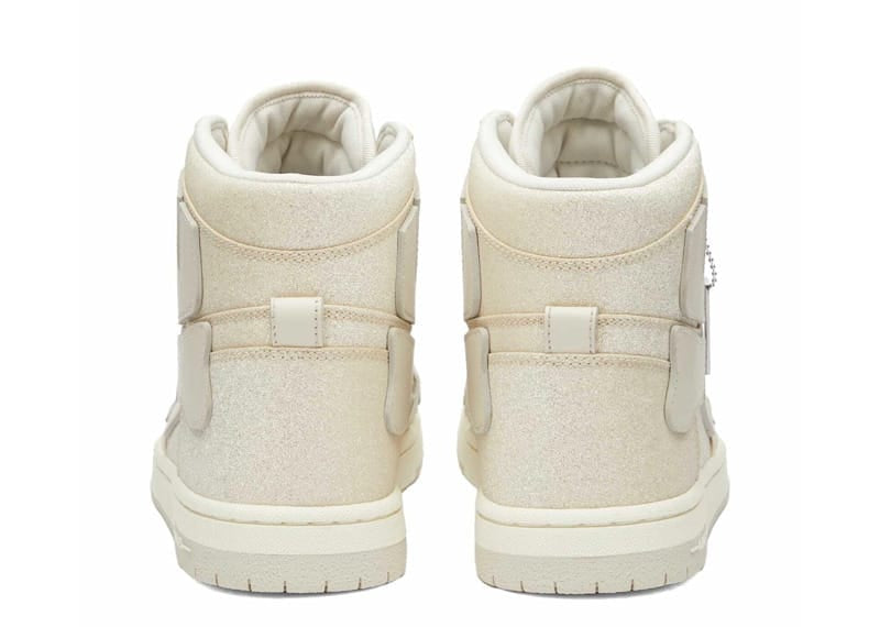 Amiri Crystal High Skel Top Sneaker Cream