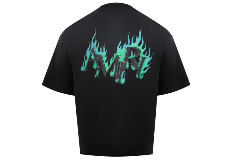 Amiri Flames T-Shirt Black