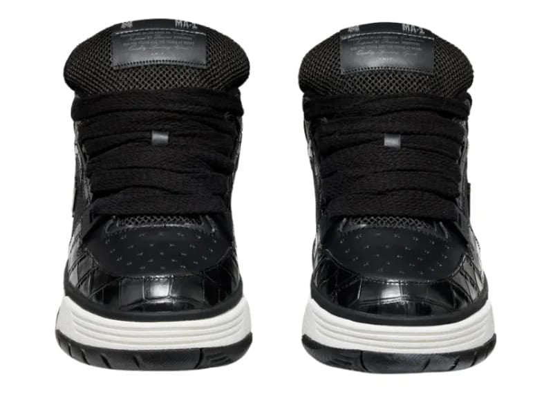 Amiri MA-1 Croc Debossed Black