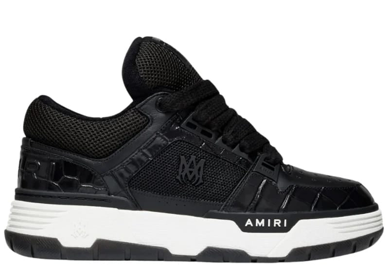 Amiri MA-1 Croc Debossed Black
