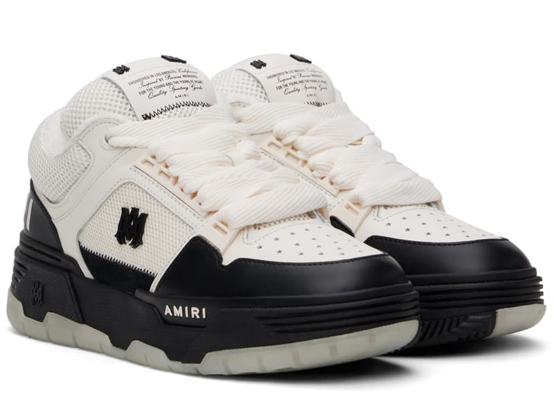 AMIRI MA-1 White Black Black