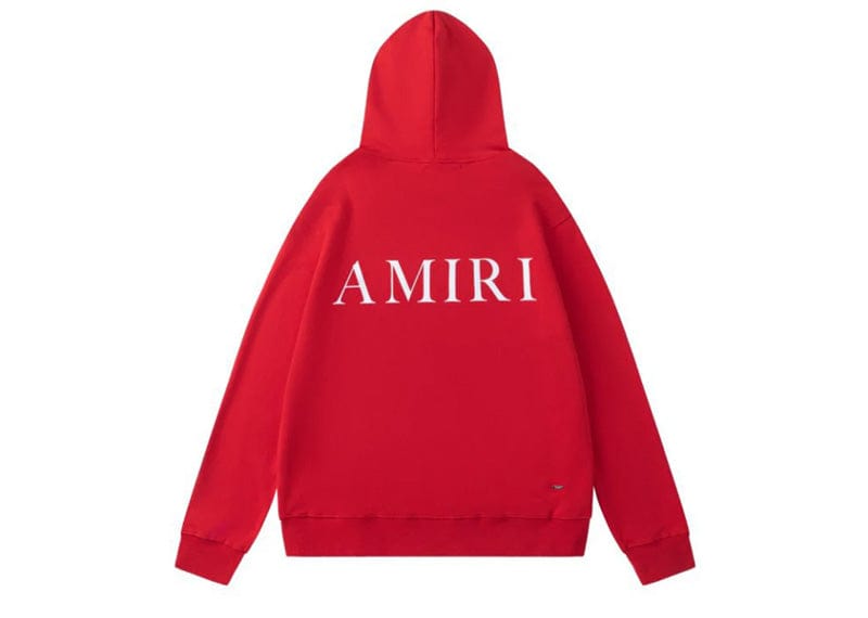 AMIRI MA Logo Hoodie Red