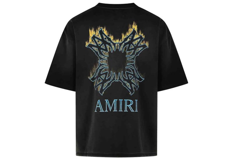 AMIRI MA Quad Flames T-Shirt Black