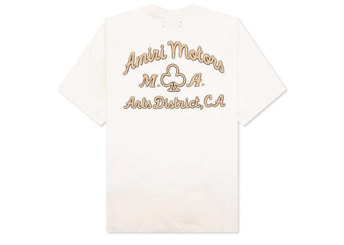Amiri Motors Tee Alabaster