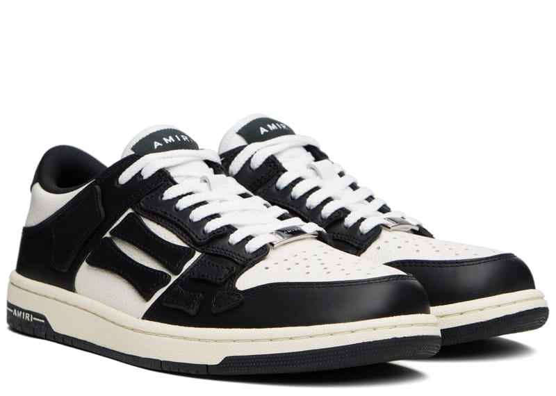 Amiri Skel Low Black White
